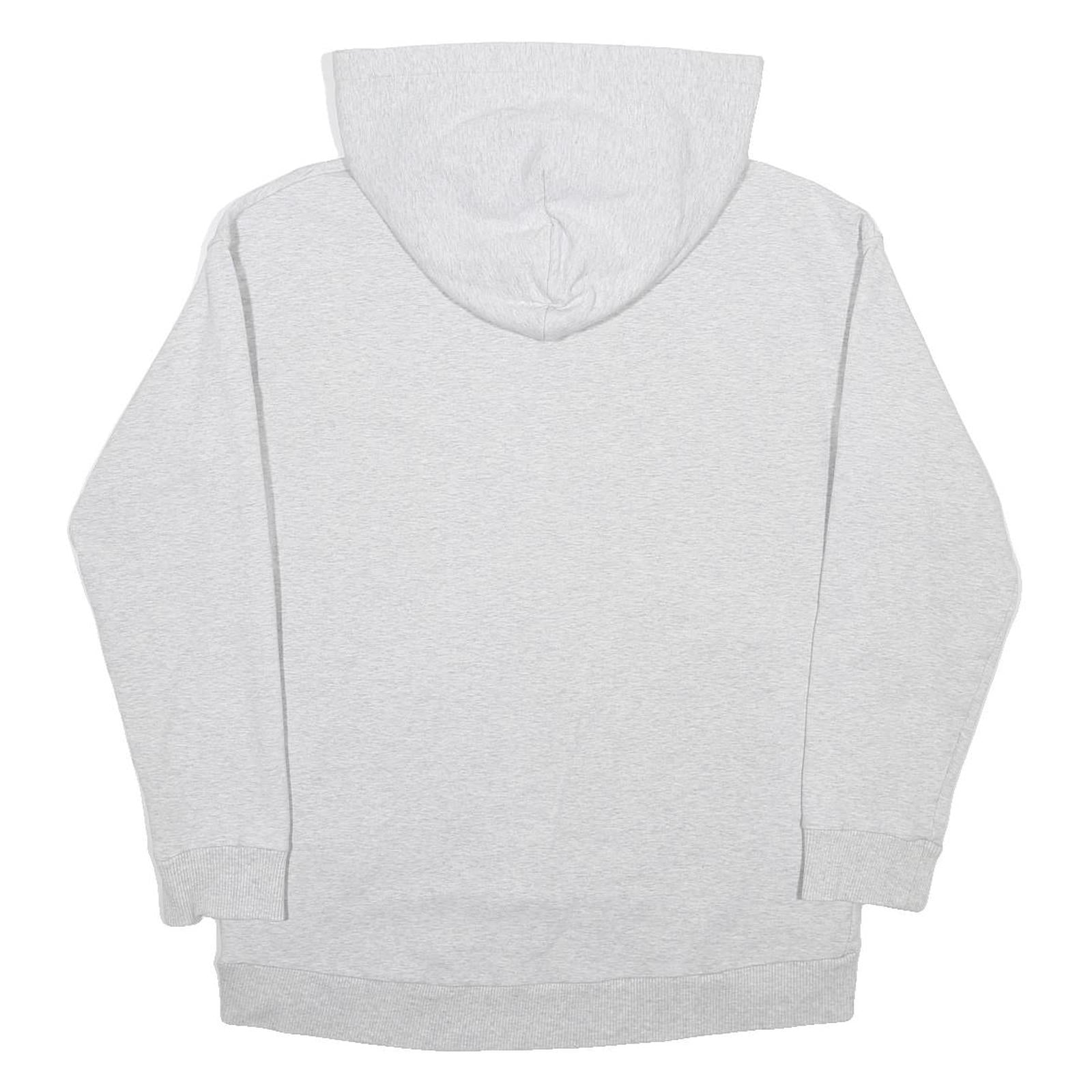 CARHARTT Womens Grey Hoodie S S Fit Cotton Blend Lightweight Pullover