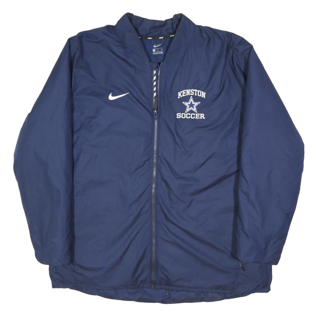 NIKE Mens Navy Kenston Soccer Zip Jacket XL Polyester Blend Sports Team