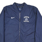 NIKE Mens Navy Kenston Soccer Zip Jacket XL Polyester Blend Sports Team