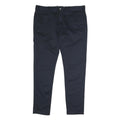 DICKIES Mens Polyester Blend Navy Slim Straight Trousers W38 L32 Workwear