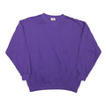 SJB Womens Purple Crew Neck Sweatshirt S Cotton Blend Casual Comfortable