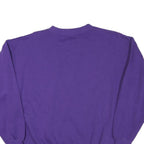 SJB Womens Purple Crew Neck Sweatshirt S Cotton Blend Casual Comfortable