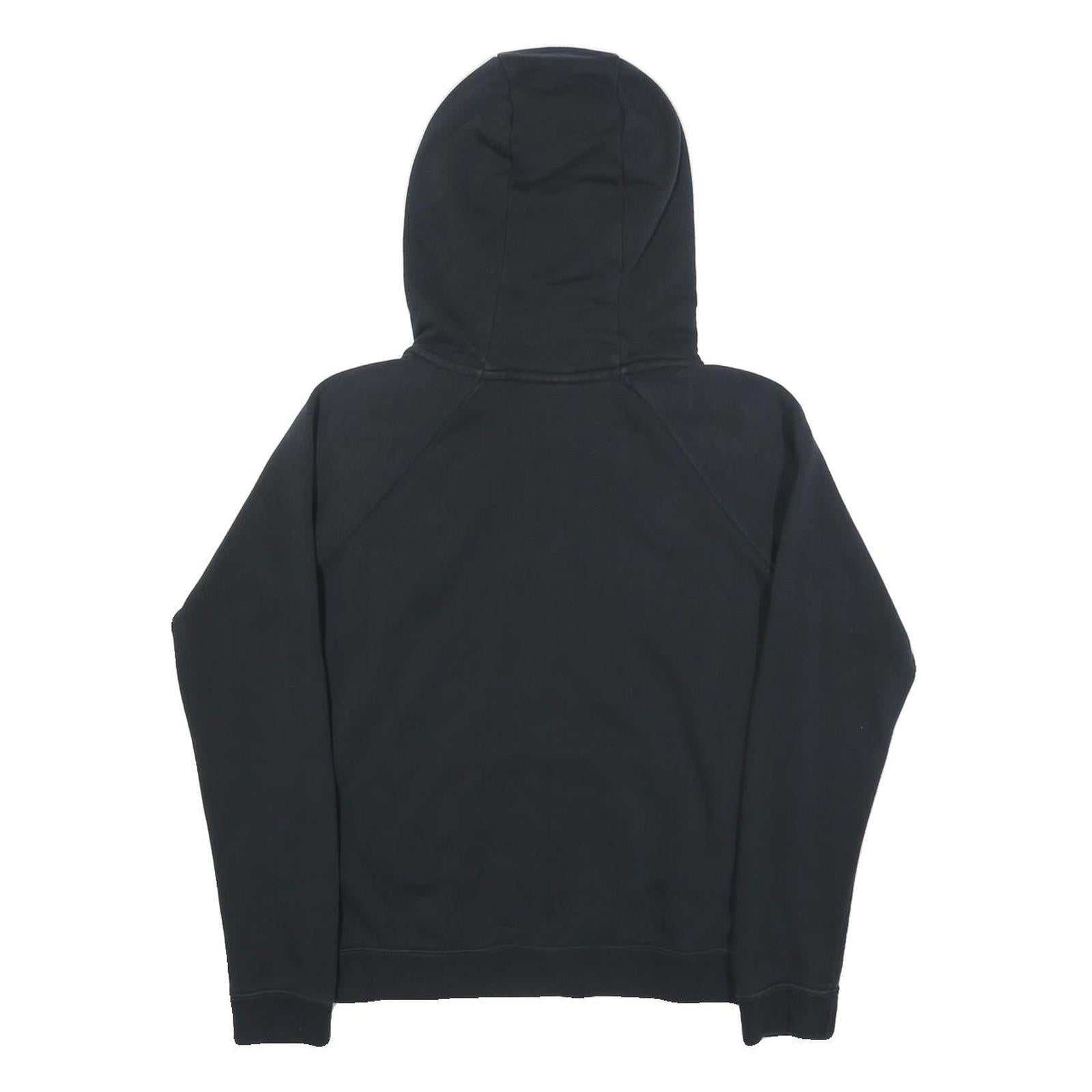 NIKE Mens Black Hoodie XS Cotton Blend Pullover Sweatshirt Drawstring Hood