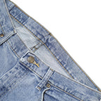 WRANGLER Mens Regular Fit Blue Denim Jeans Button Closure W33 L28 Classic Style