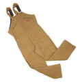 DICKIES Womens Brown Straight Fit Canvas Dungarees Relaxed M W36 L30 Practical