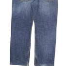 CARHARTT WIP Mens Blue Regular Fit Straight Denim Medium Wash W36 L27 Casual Zip