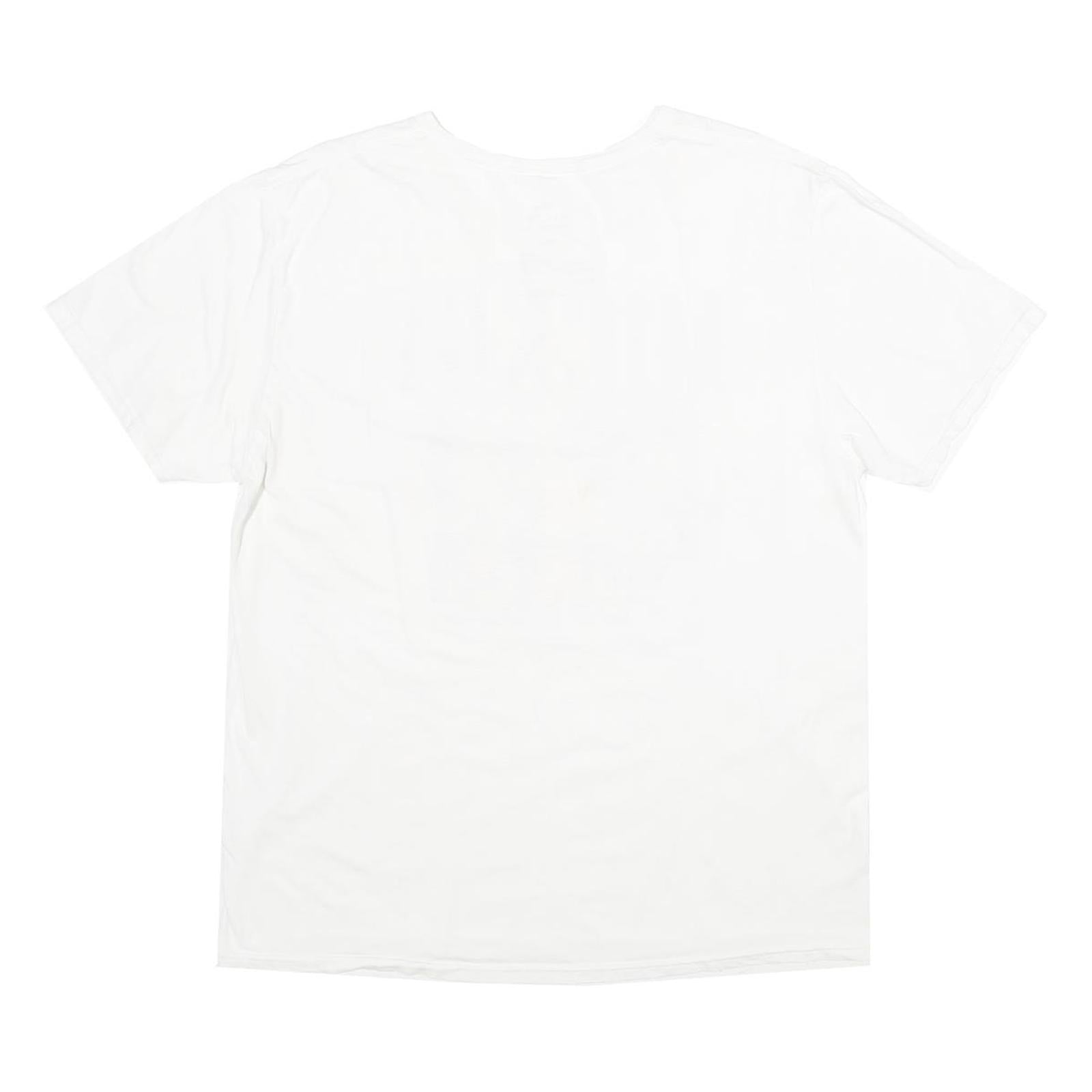 DISNEY Mens White Mickey And Friends Graphic T-Shirt L Crew Neck Short Sleeve