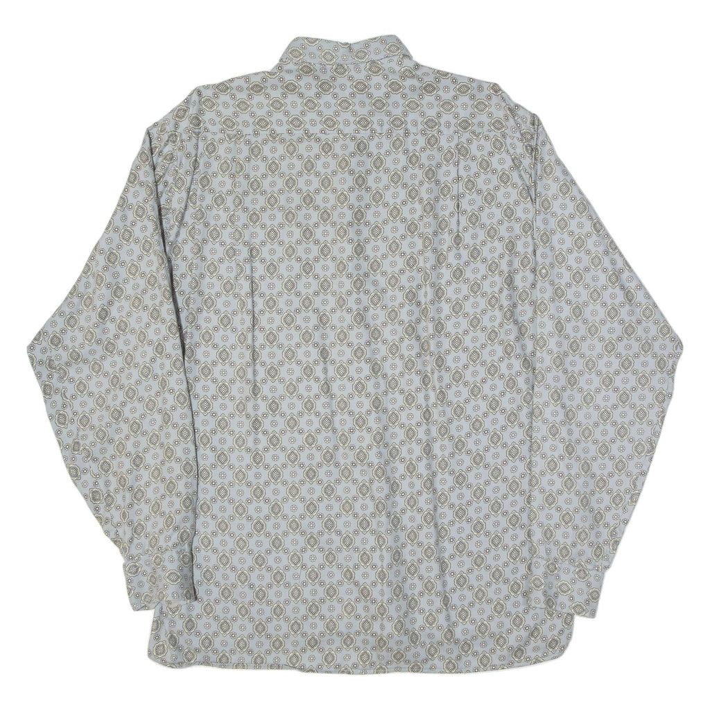 EINHORN Mens Shirt Grey Spotted Long Sleeve M