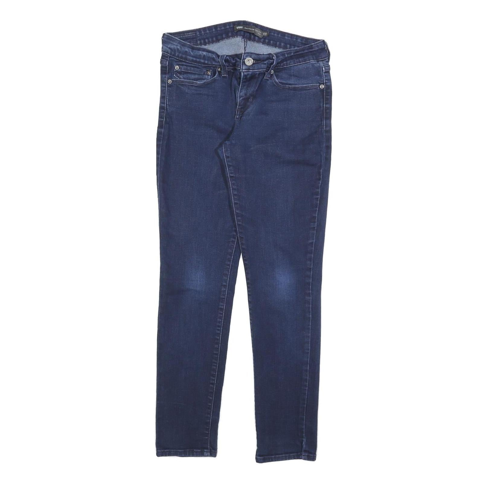 LEVI'S Womens Jeans Blue Slim Skinny Denim Medium W28 L30 Classic Style Zip