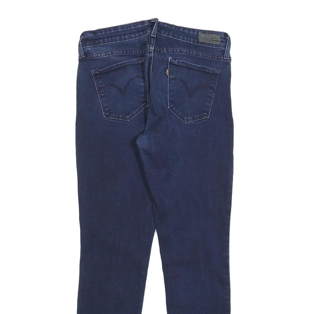 LEVI'S Womens Jeans Blue Slim Skinny Denim Medium W28 L30 Classic Style Zip