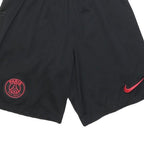 NIKE Mens Black Paris Football Casual Sports Shorts S W24 Athletic Wear