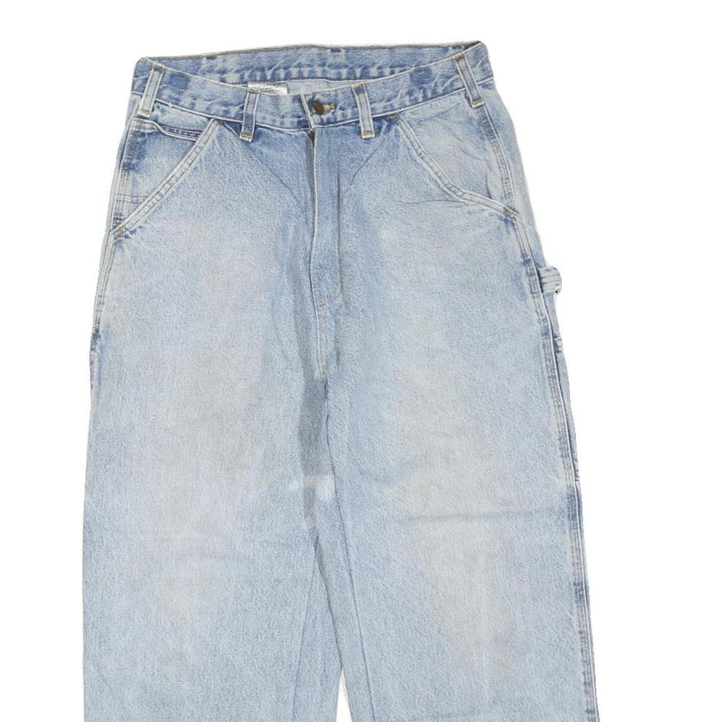 CARHARTT Womens Regular Fit Light Blue Denim Jeans W30 L25 Workwear Utility