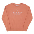 MAMMUT Womens Rust Crew Neck XS Cotton Blend Sweatshirt Logo Pullover