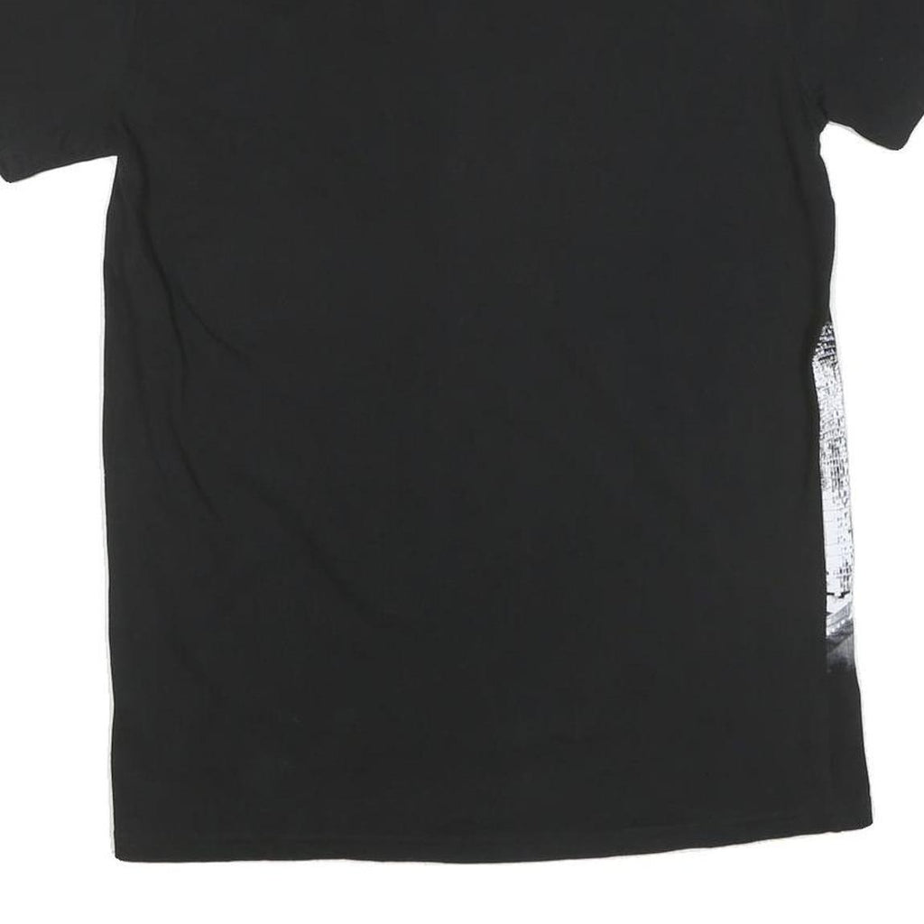 BARCELONA DESIGNS Mens Black XL Graphic T-Shirt Short Sleeve Crew Neck Cotton