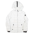 NAUTICA Womens Puffer Coat White Hooded L