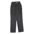 NORWISS BASIC JEANS Womens Jeans Black Regular Straight Denim Medium W22 L30