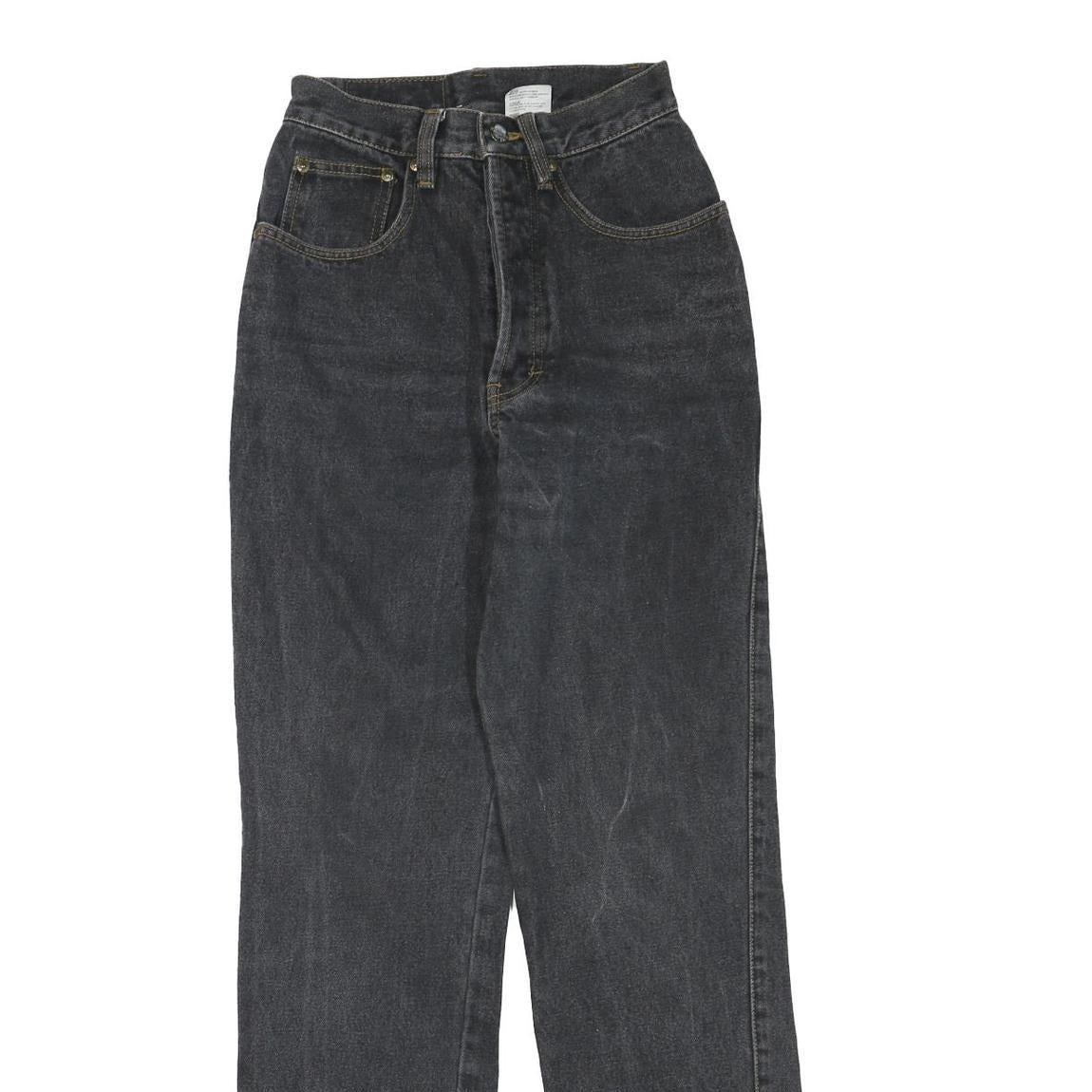 NORWISS BASIC JEANS Womens Jeans Black Regular Straight Denim Medium W22 L30