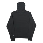 CHAMPION Mens Black Pullover Hoodie S Camo Print Logo