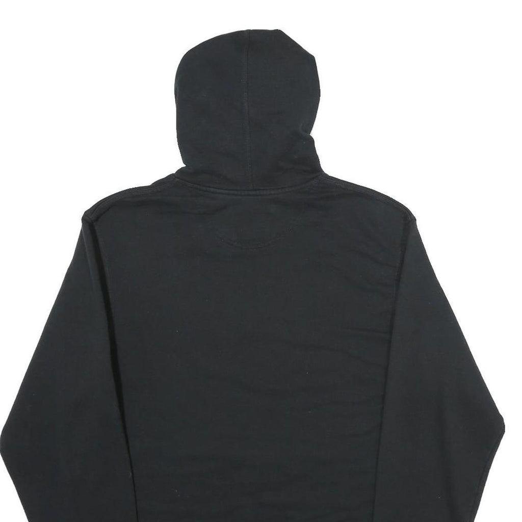 CHAMPION Mens Black Pullover Hoodie S Camo Print Logo