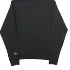 CHAMPION Mens Black Pullover Hoodie S Camo Print Logo