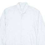 ETERNAL Mens Blue Shirt L Cotton Blend Long Sleeve Button Formal Classic Fit