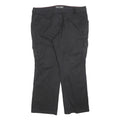 DICKIES Womens Black Cotton Blend Regular Cargo Trousers W42 L32 Utility Pockets