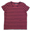 LAURA ASHLEY Womens Top Pink Striped UK 12