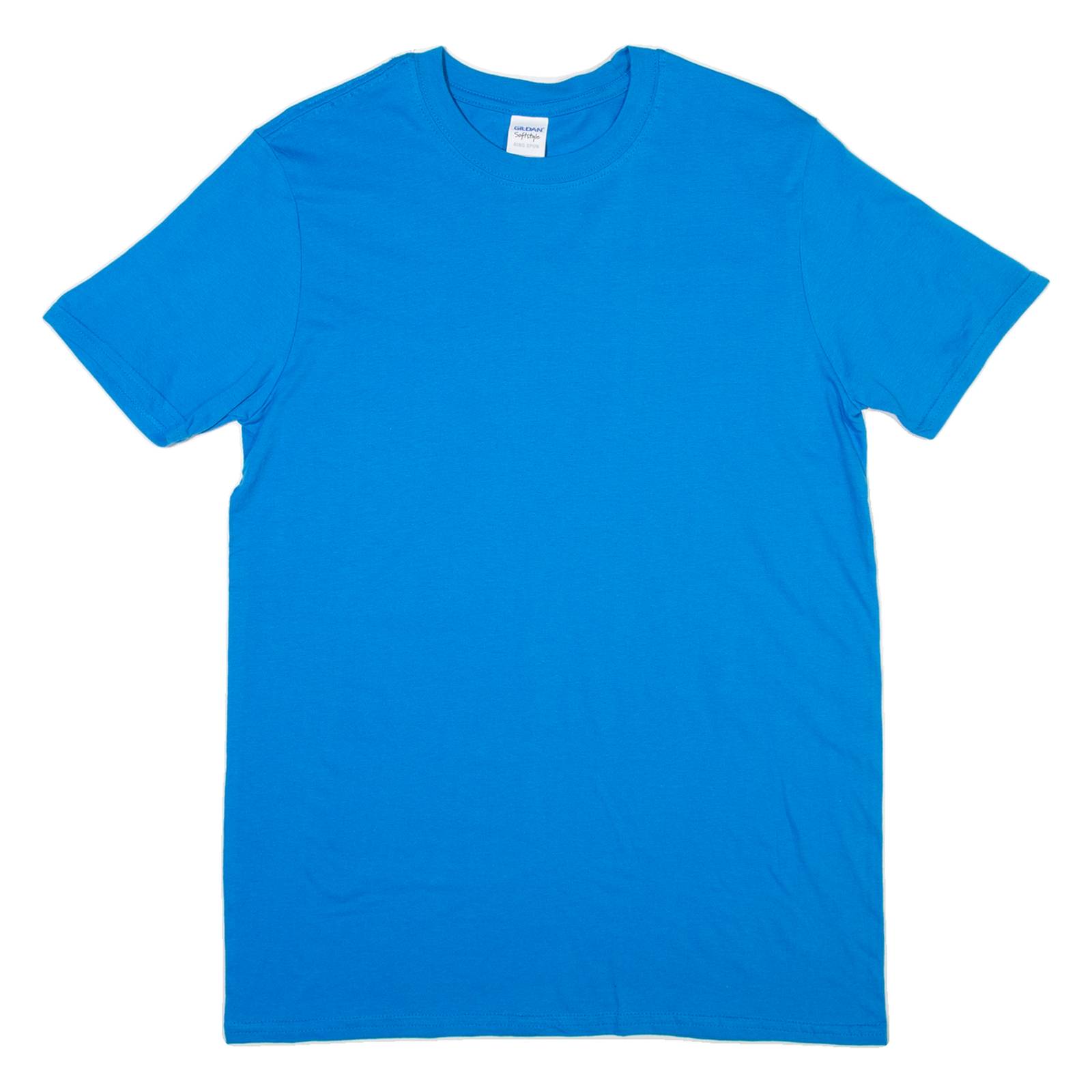 GILDAN Mens T-Shirt Blue M