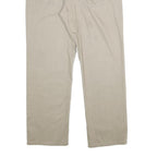 LEVI'S Mens Cotton Beige Loose Straight Trousers W36 L30 Casual Zip Closure
