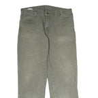 DICKIES Mens Jeans Olive Green Regular Straight Denim Fair W40 L34 Workwear Zip