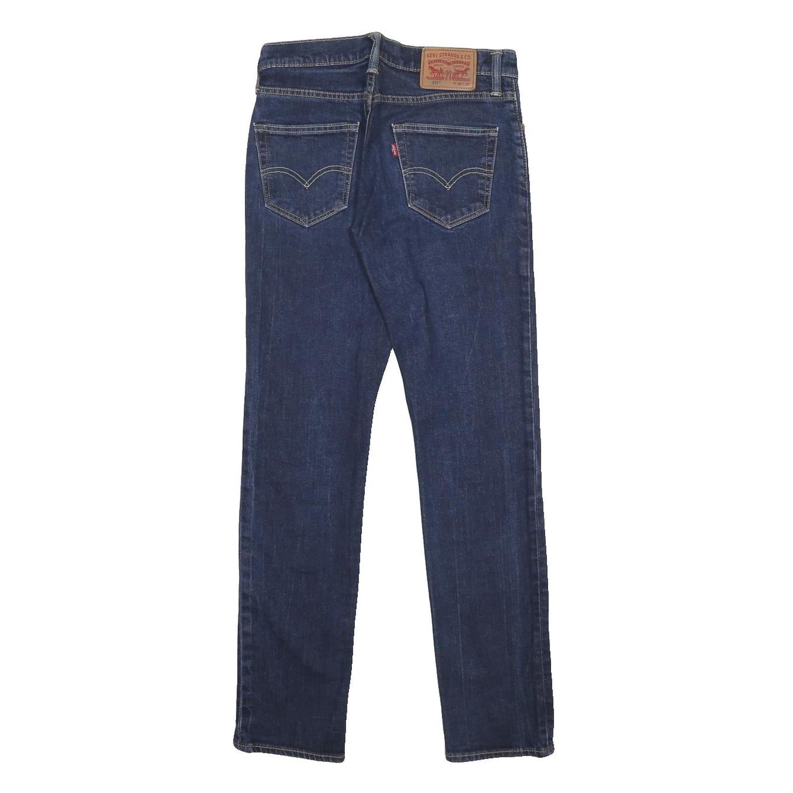 LEVI'S 511 Slim Mens Jeans Blue Denim Slim Skinny Cotton Blend W30 L32 Stylish