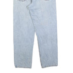 CARHARTT Mens Relaxed Light Blue Denim Jeans W34 L30 Casual Workwear Zip Closure