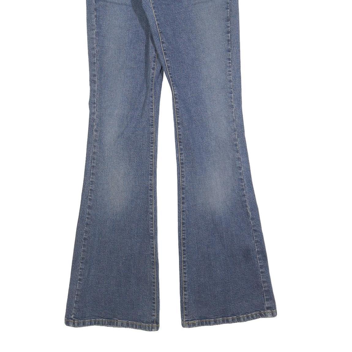 LEVI'S 519 Womens Jeans Blue Regular Flared Denim Medium W28 L33 Classic Zip