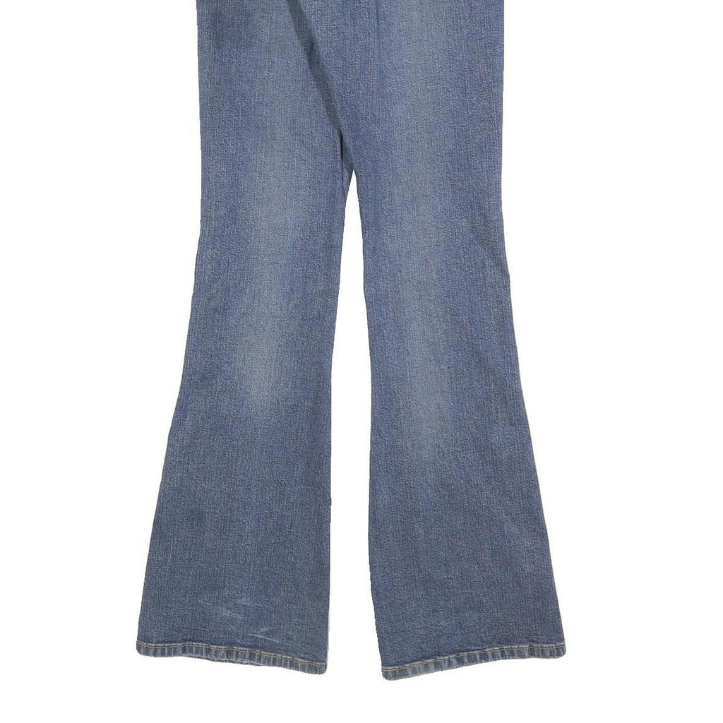 LEVI'S 519 Womens Jeans Blue Regular Flared Denim Medium W28 L33 Classic Zip