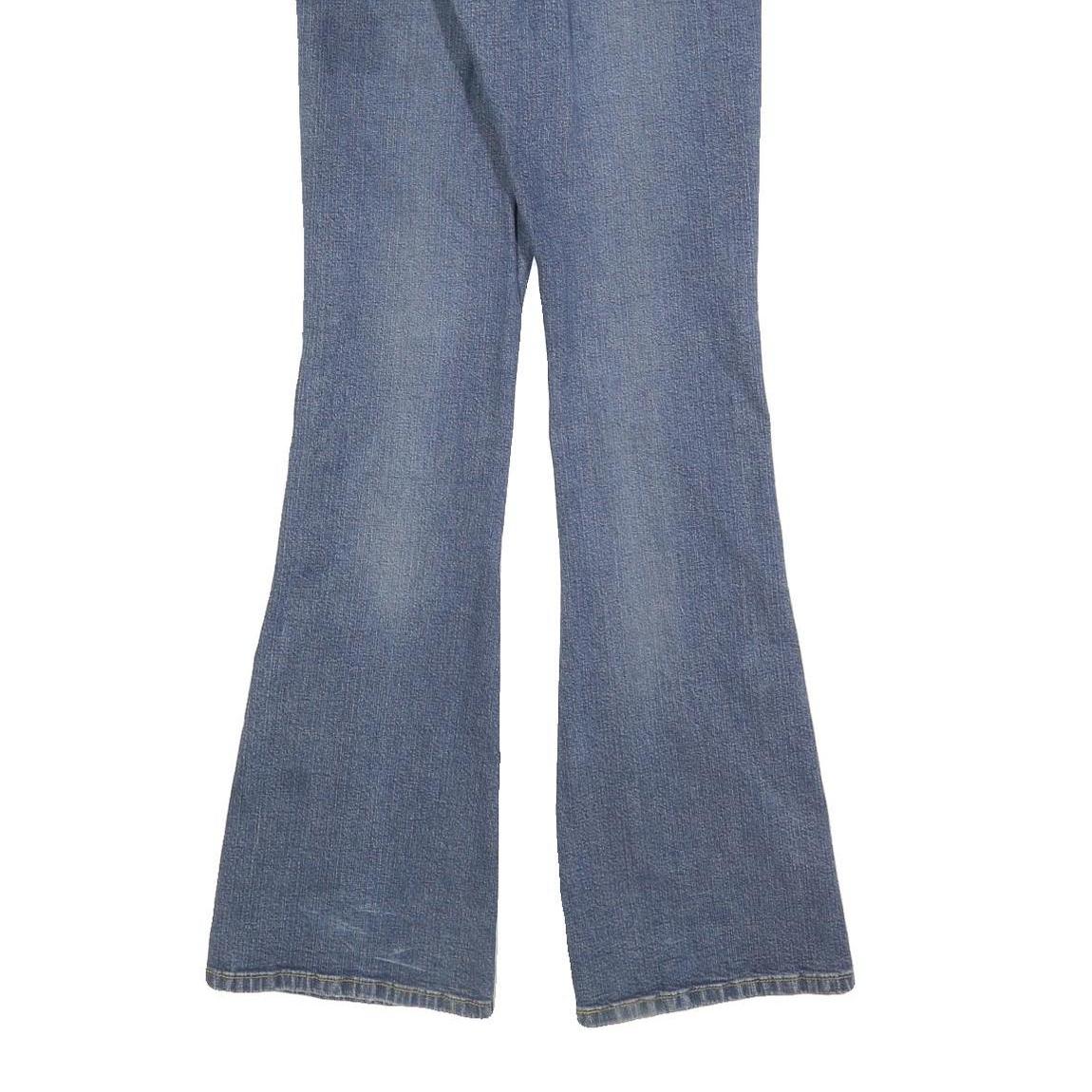 LEVI'S 519 Womens Jeans Blue Regular Flared Denim Medium W28 L33 Classic Zip