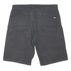 DICKIES Mens Shorts Black Casual Cotton Blend M W32 Workwear Pockets