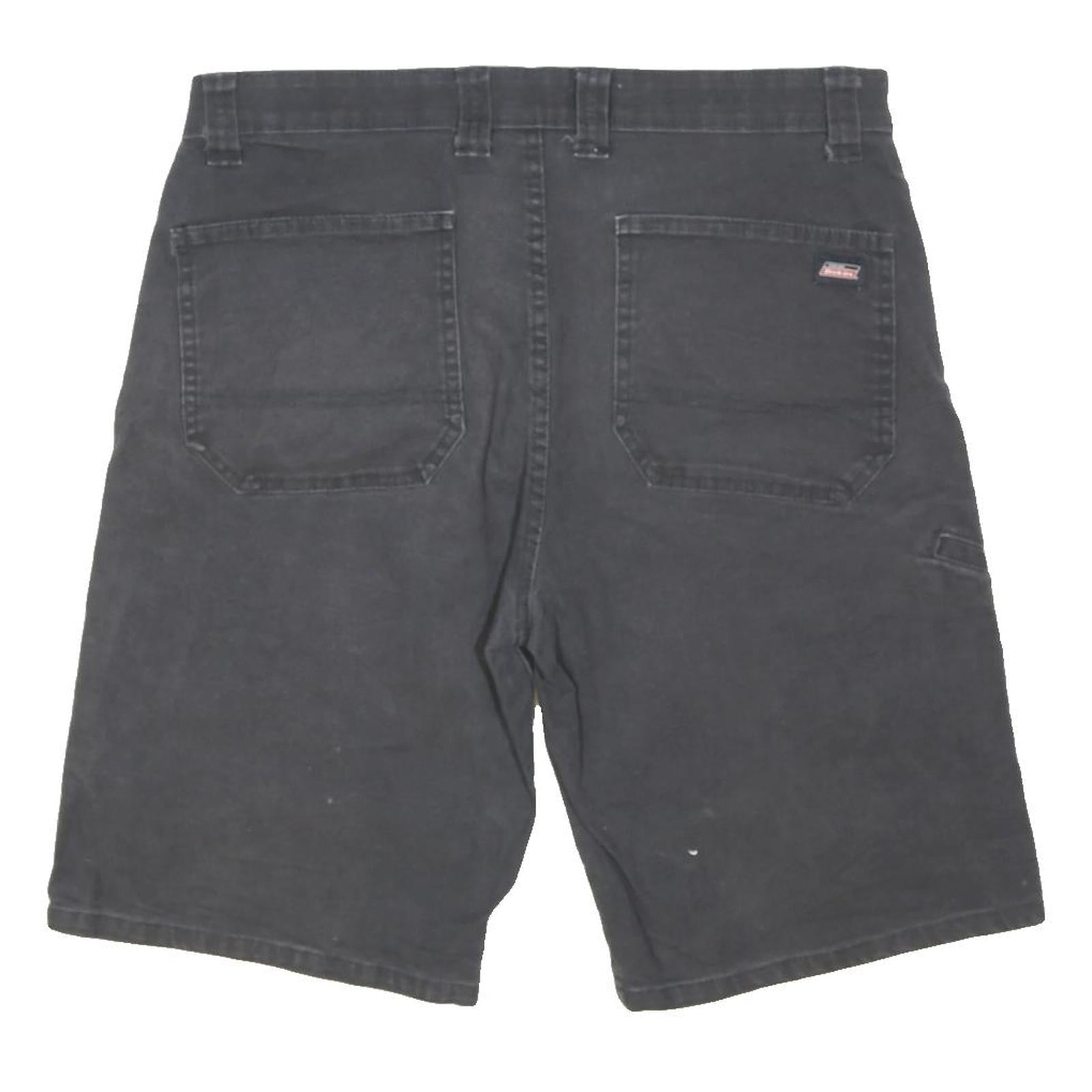 DICKIES Mens Shorts Black Casual Cotton Blend M W32 Workwear Pockets