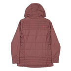 THE NORTH FACE Womens Rose Pink Jacket S Polyester Quilted Zip Pocket Hooded
