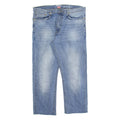 LEVI'S 232 Denizen Mens Jeans Black Slim Straight Stone Wash W36 L26