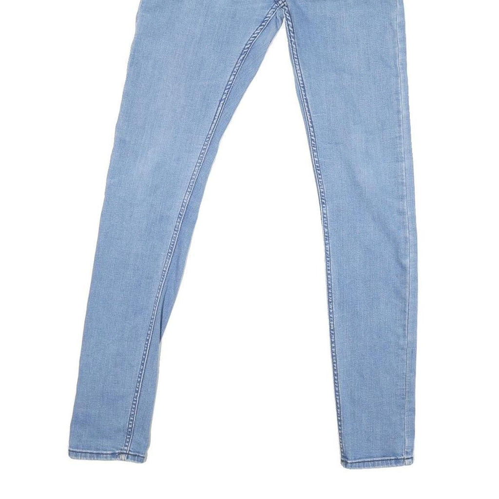 LEE Mens Slim Light Blue Denim Skinny Jeans W30 L31 Stylish Zip Closure