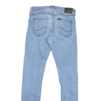 LEE Mens Slim Light Blue Denim Skinny Jeans W30 L31 Stylish Zip Closure