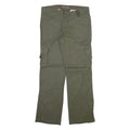 DICKIES Cargo Womens Trousers Grey Regular Straight W34 L31