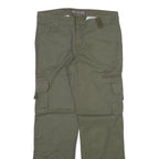 DICKIES Cargo Womens Trousers Grey Regular Straight W34 L31
