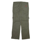 DICKIES Cargo Womens Trousers Grey Regular Straight W34 L31