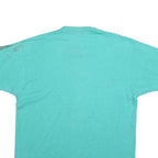 SCREEN STARS BEST Mens Blue 1990 Corporate Challenge Graphic T-Shirt XL Short