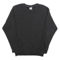 PUMA Womens Black Cotton Blend Crew Neck Sweatshirt UK 8 Casual Pullover