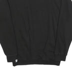 PUMA Womens Black Cotton Blend Crew Neck Sweatshirt UK 8 Casual Pullover