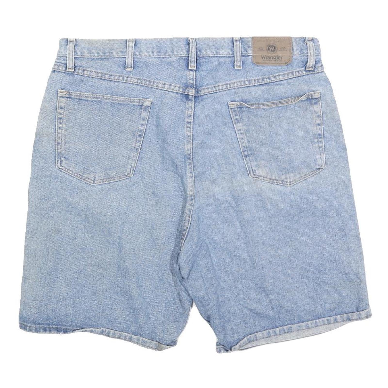 WRANGLER Mens Shorts Blue Casual Denim XL W38 Summer Wear Relaxed Fit