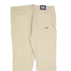 ZER BERUS Womens Jeans Beige Regular Straight Denim W40 L28 Zip Cotton Blend