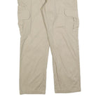 DICKIES Mens Cotton Blend Beige Regular Straight Trousers W32 L30 Durable